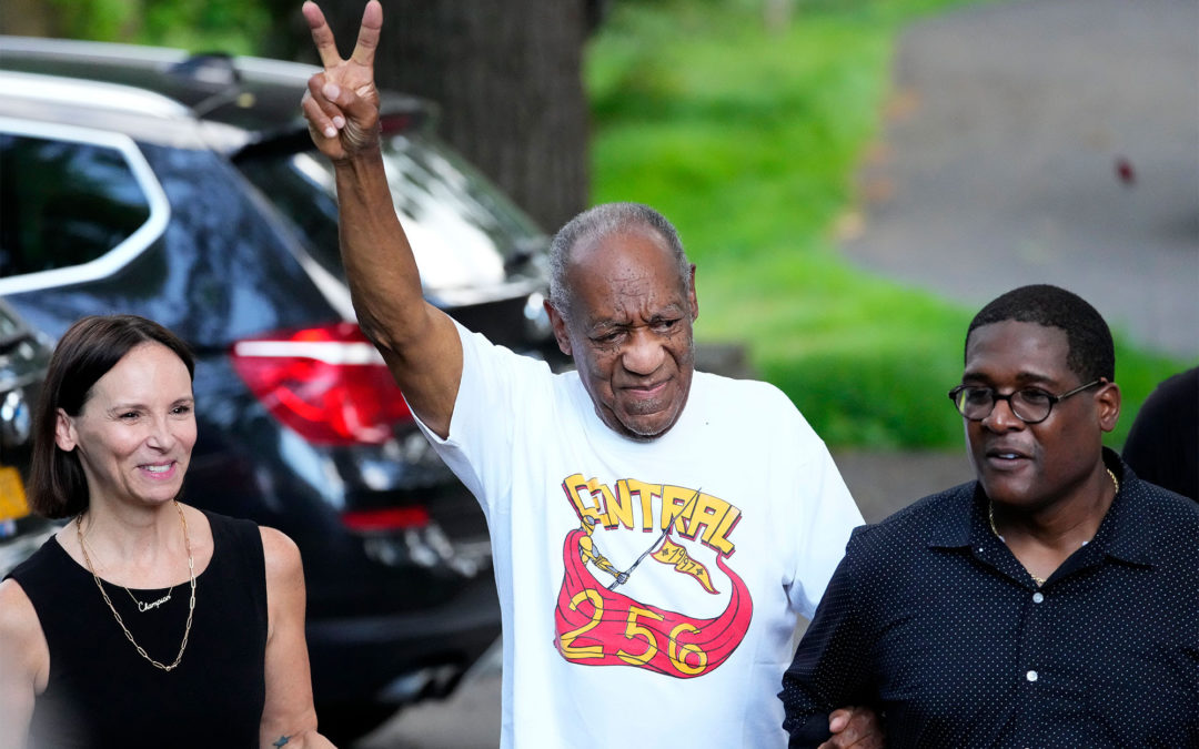 Bill Cosby defiantly proclaims innocence after being sprung from prison