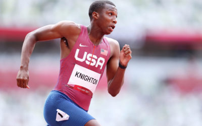 US teenager Erriyon Knighton makes Olympics history in 200m