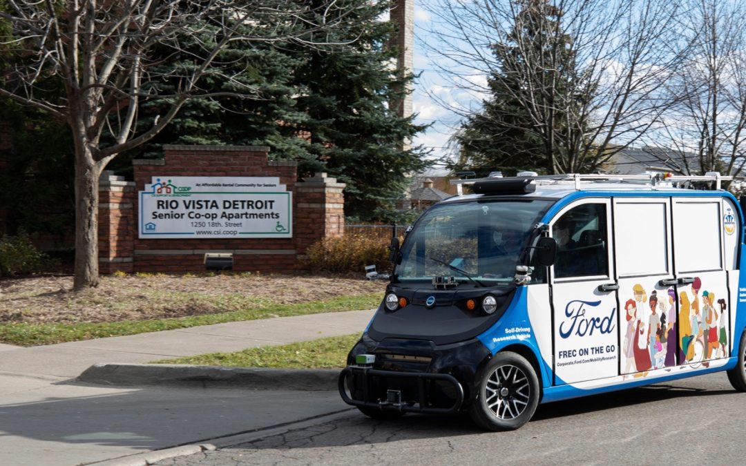 Autonomous Ford delivers produce, milk to food insecure seniors