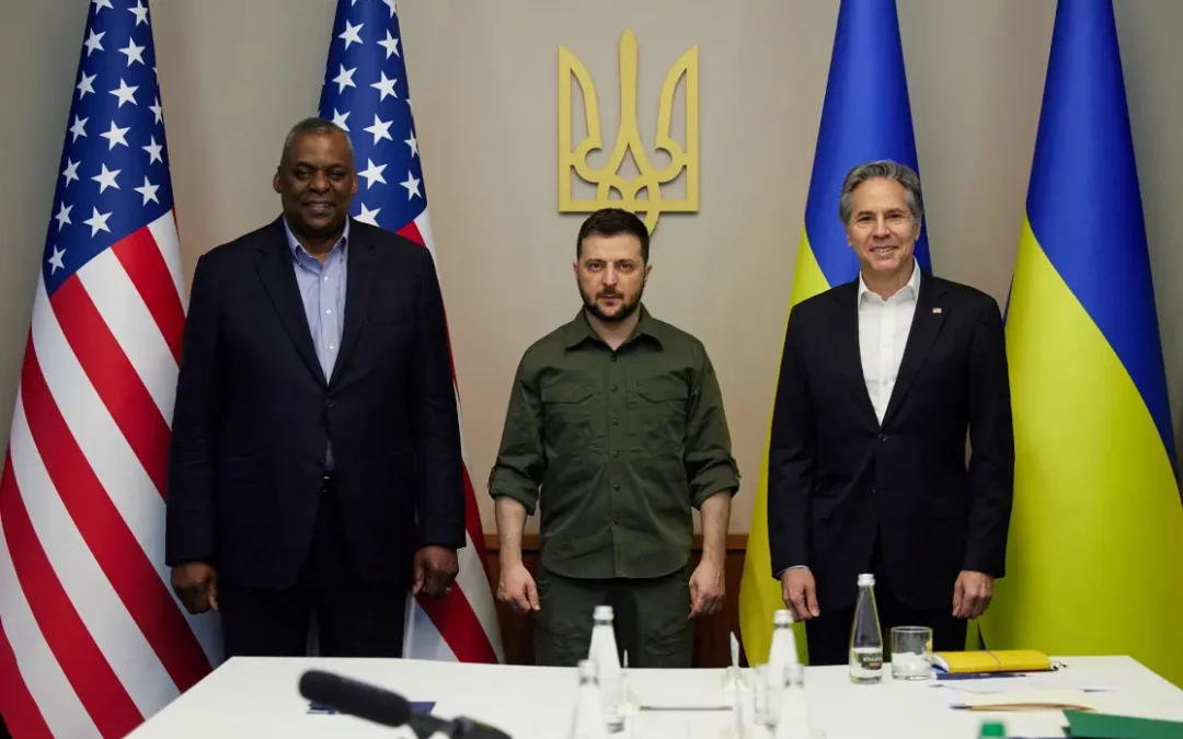 US announces millions in military aid to Ukraine after Blinken, Austin meet with Zelensky
